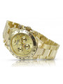 Reloj de oro para hombre Geneve ★ zlotychlopak.pl ★ Pureza de oro 585 333 Precio bajo!