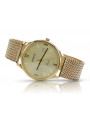 Goldene Herrenuhr Geneve ★ zlotychlopak.pl ★ Gold Reinheit 585 333 Niedriger Preis!