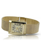 Gold men's watch Geneve ★ zlotychlopak.pl ★ Gold purity 585 333 Low Price!