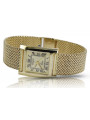 Reloj de oro para hombre Geneve ★ zlotychlopak.pl ★ Pureza de oro 585 333 Precio bajo!