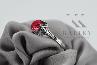 Inel sovietic rusesc din aur 585 trandafir 14k alexandrit rubin smarald safir zircon vrc014