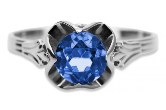 Sterling Silver 925 Sapphire Elegance Ring vrc023s