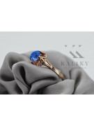 Russische sowjetische Rose 14 Karat 585 Gold Alexandrit Rubin Smaragd Saphir Zirkon Ring vrc084