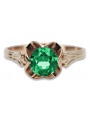 Rose soviétique russe 14k 585 or Alexandrite Ruby Emerald Sapphire Zircon ring vrc084