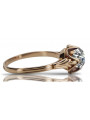 Russische sowjetische Rose 14 Karat 585 Gold Alexandrit Rubin Smaragd Saphir Zirkon Ring vrc084