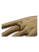 Russische sowjetische Rose 14 Karat 585 Gold Alexandrit Rubin Smaragd Saphir Zirkon Ring vrc084