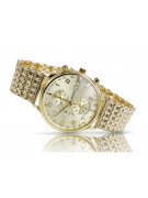 Reloj de hombre en oro amarillo 14k 585 Geneve mw005ydy&mbw013y