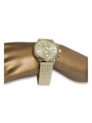 Montre pour homme en or jaune 14k 585 Genève mw005ydy&mbw013y