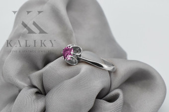 925 Sterling Silber, Amethyst, Turmalin Ring vrc348s