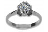 Серебряное кольцо с цирконами, 925 пробы vrc348s