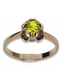 Rose soviétique russe 14k 585 or Alexandrite Ruby Emerald Sapphire Zircon ring vrc084