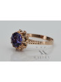 Russische sowjetische Rose 14 Karat 585 Gold Alexandrit Rubin Smaragd Saphir Zirkon Ring vrc014