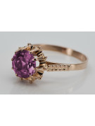 Rose soviétique russe 14k 585 or Alexandrite Ruby Emerald Sapphire Zircon ring vrc014