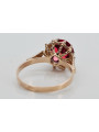 Rose soviétique russe 14k 585 or Alexandrite Ruby Emerald Sapphire Zircon ring vrc014