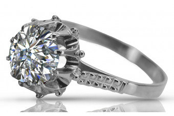 Vintage srebro 925 z cyrkonią pierścień vrc045s vrc045s