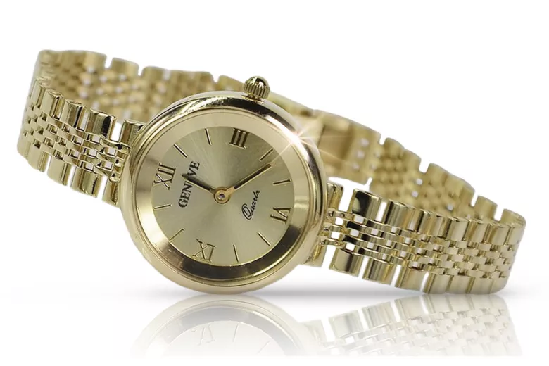 Gold ladies watch ★ zlotychlopak.pl ★ Gold purity 585 333 Low price!