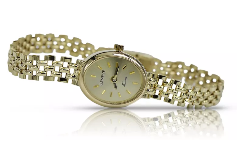 Reloj ★ de oro para damas zlotychlopak.pl Pureza de oro 585 333 ¡★ Precio bajo!