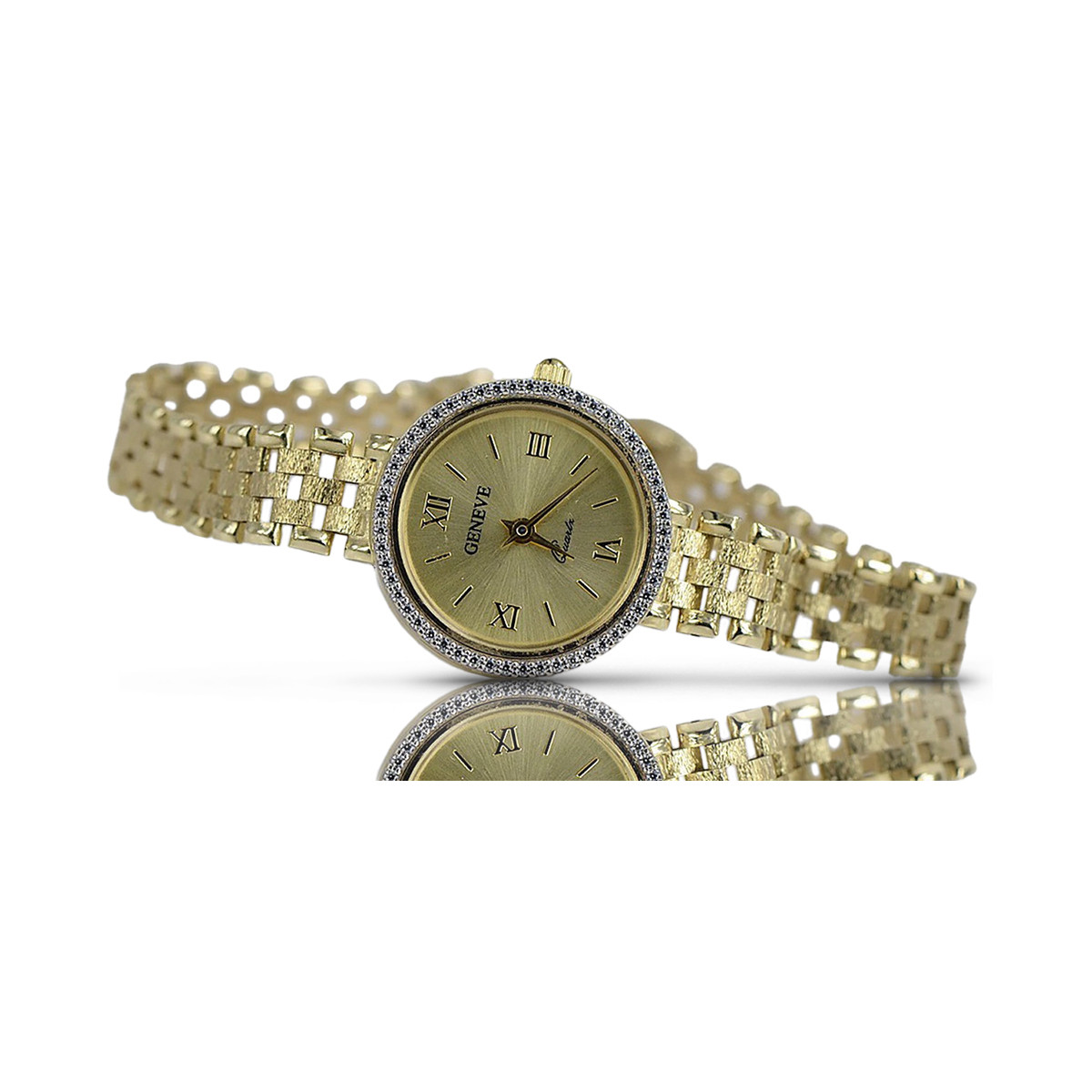 Reloj ★ de oro para damas zlotychlopak.pl Pureza de oro 585 333 ¡★ Precio bajo!