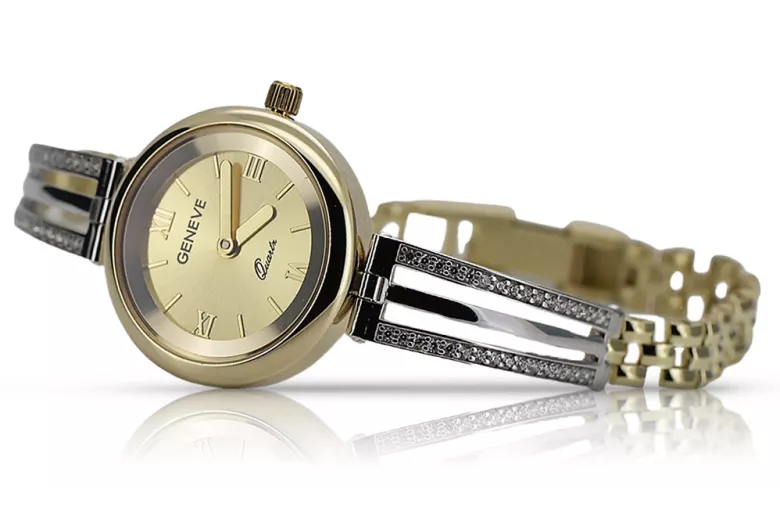 Reloj ★ de oro para damas zlotychlopak.pl Pureza de oro 585 333 ¡★ Precio bajo!