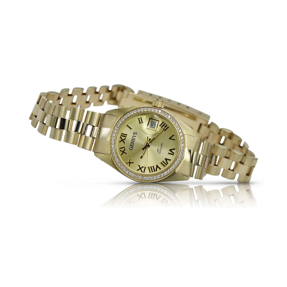 Reloj ★ de oro para damas zlotychlopak.pl Pureza de oro 585 333 ¡★ Precio bajo!