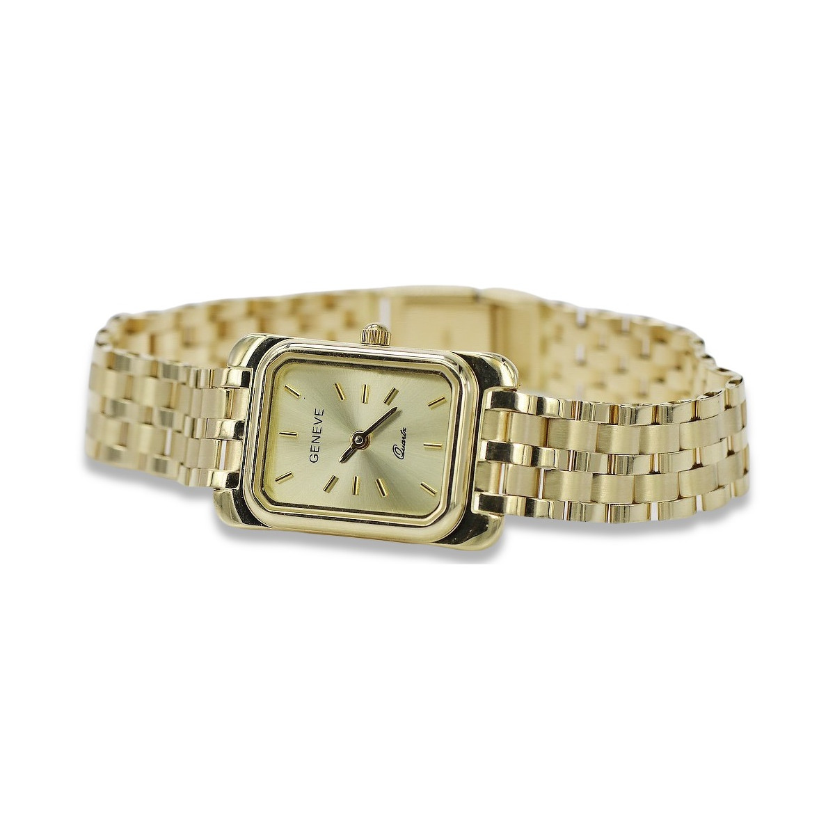 Reloj de oro para hombre Geneve ★ zlotychlopak.pl ★ Pureza de oro 585 333 Precio bajo!