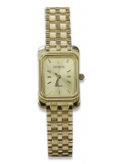 Złoty zegarek na rękę Lady Geneve w kolorze złotym 14k 585 lw003ydg&lbw007y