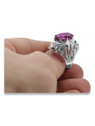 Rose soviétique russe 14k 585 or Alexandrite Ruby Emerald Sapphire Zircon ring vrc014