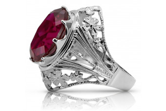 Sterling Silver 925 Ruby Gemstone Ring vrc031s