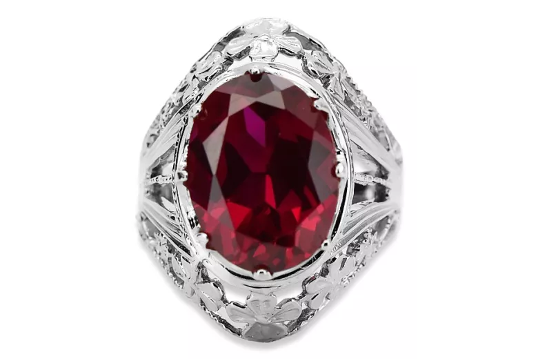 Rose soviétique russe 14k 585 or Alexandrite Ruby Emerald Sapphire Zircon ring vrc014