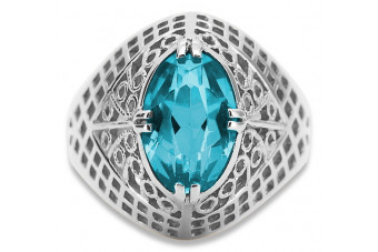 Rose soviétique russe 14k 585 or Alexandrite Ruby Emerald Sapphire Zircon ring vrc014