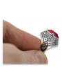 Russische sowjetische Rose 14 Karat 585 Gold Alexandrit Rubin Smaragd Saphir Zirkon Ring vrc014