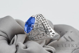 Sterling Silver 925 Sapphire Cocktail Ring vrc030s