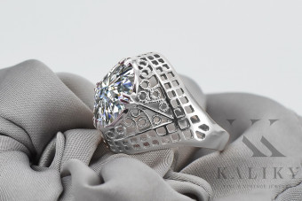 Bague en argent sterling 925, Zircon, p, s, t, u vrc030s