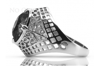 Russische sowjetische Rose 14 Karat 585 Gold Alexandrit Rubin Smaragd Saphir Zirkon Ring vrc014