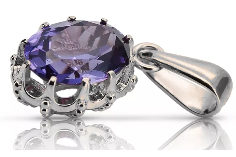 925 Sterling Silber Anhänger mit Rubin, Zirkon, Amethyst, Aquamarin, Smaragd, Saphir vpc008s