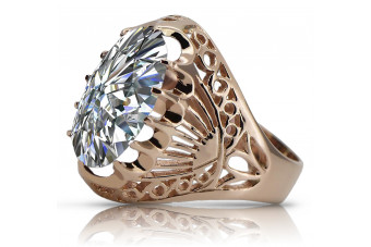 Inel sovietic rusesc din aur 585 trandafir 14k alexandrit rubin smarald safir zircon vrc014