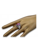 Rose soviétique russe 14k 585 or Alexandrite Ruby Emerald Sapphire Zircon ring vrc014