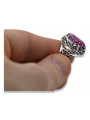 Rose soviétique russe 14k 585 or Alexandrite Ruby Emerald Sapphire Zircon ring vrc014