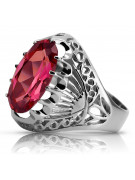 Russische sowjetische Rose 14 Karat 585 Gold Alexandrit Rubin Smaragd Saphir Zirkon Ring vrc014