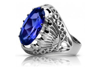 Rose soviétique russe 14k 585 or Alexandrite Ruby Emerald Sapphire Zircon ring vrc014