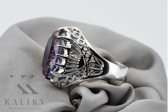 Inel sovietic rusesc din aur 585 trandafir 14k alexandrit rubin smarald safir zircon vrc014