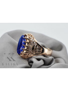 Russische sowjetische Rose 14 Karat 585 Gold Alexandrit Rubin Smaragd Saphir Zirkon Ring vrc084