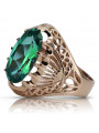 Rose soviétique russe 14k 585 or Alexandrite Ruby Emerald Sapphire Zircon ring vrc084