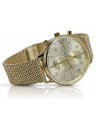 Reloj de Hombre en Oro Amarillo 14k 585 Geneve mw005y&mbw014y