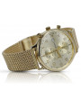 Reloj de Hombre en Oro Amarillo 14k 585 Geneve mw005y&mbw014y