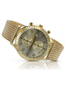 Italienische Gelb 14k 585 Gold Herrenuhr Genf - Luxus Stilvolles Accessoire mw007y&mbw014y