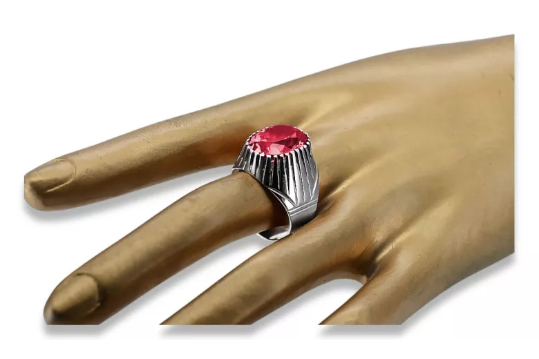 Russische sowjetische Rose 14 Karat 585 Gold Alexandrit Rubin Smaragd Saphir Zirkon Ring vrc014