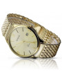 Goldene Herrenuhr Geneve ★ zlotychlopak.pl ★ Gold Reinheit 585 333 Niedriger Preis!