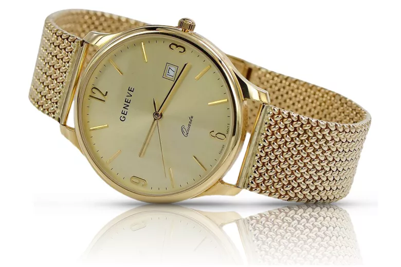 Montre homme en or Genève ★ zlotychlopak.pl ★ Pureté de l’or 585 333 Prix bas!