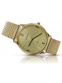 Gold men's watch Geneve ★ zlotychlopak.pl ★ Gold purity 585 333 Low Price!